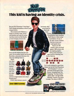 Kid Chameleon Poster