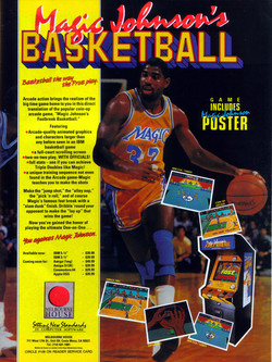 Magic Johnson's Fast Break Poster
