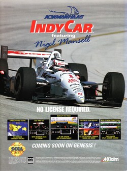 Michael Andretti's Indy Car Challenge Poster