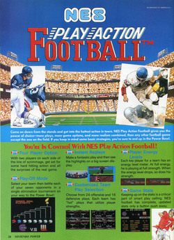NES Play Action Football Poster