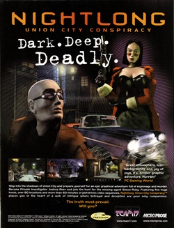 Nightlong: Union City Conspiracy Poster