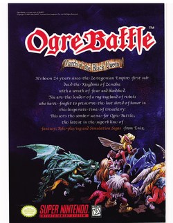 Ogre Battle Poster
