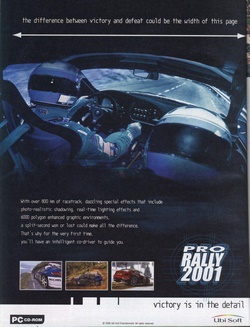 Pro Rally 2001 Poster