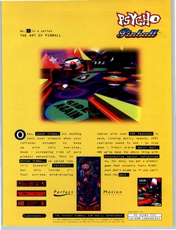 Psycho Pinball Poster