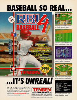 RBI Baseball 4 Poster