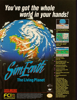 SimEarth: The Living Planet Poster