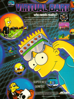 The Simpsons: Virtual Bart Poster