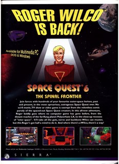 Space Quest 6: Roger Wilco in the Spinal Frontier Poster