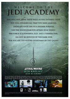 Star Wars Jedi Academy Poster