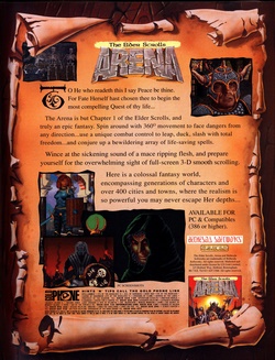 The Elder Scrolls: Arena Poster