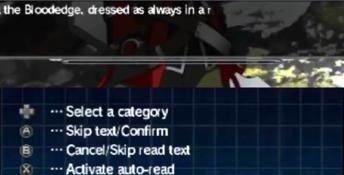 BlazBlue: Continuum Shift II 3DS Screenshot