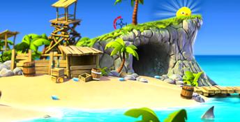 Crazy Chicken Pirates 3D 3DS Screenshot