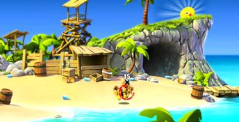Crazy Chicken Pirates 3D 3DS Screenshot
