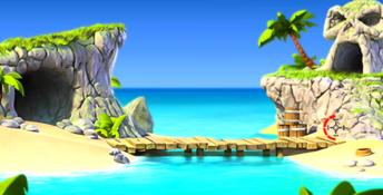 Crazy Chicken Pirates 3D 3DS Screenshot
