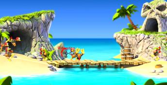 Crazy Chicken Pirates 3D 3DS Screenshot