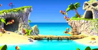 Crazy Chicken Pirates 3D 3DS Screenshot