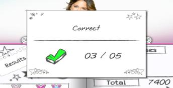 Disney Violetta Rhythm & Music 3DS Screenshot