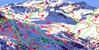 Skiing and Snowboarding Atari Jaguar Screenshot