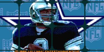 Troy Aikman NFL Football Atari Jaguar Screenshot