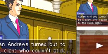 Phoenix Wright: Ace Attorney-Justice for All DS Screenshot