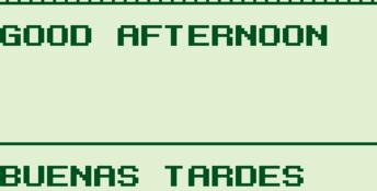 Berlitz Spanish Translator Gameboy Screenshot