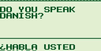Berlitz Spanish Translator Gameboy Screenshot