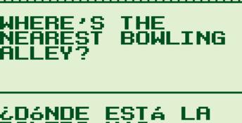 Berlitz Spanish Translator Gameboy Screenshot