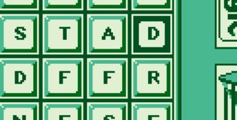 Boggle Plus Gameboy Screenshot