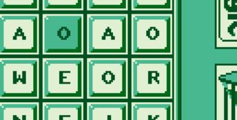 Boggle Plus Gameboy Screenshot
