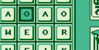 Boggle Plus Gameboy Screenshot