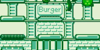 BurgerTime Deluxe Gameboy Screenshot