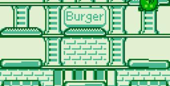 BurgerTime Deluxe Gameboy Screenshot
