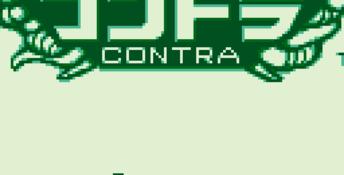 Contra Spirits Gameboy Screenshot