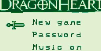 DragonHeart Gameboy Screenshot