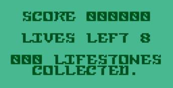Dragons Lair Gameboy Screenshot