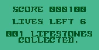 Dragons Lair Gameboy Screenshot
