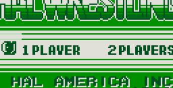 HAL Wrestling Gameboy Screenshot