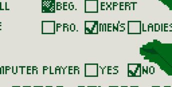Jack Nicklaus Golf Gameboy Screenshot