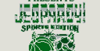 Jeopardy! Sports Edition Gameboy Screenshot