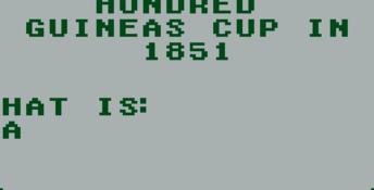 Jeopardy! Sports Edition Gameboy Screenshot