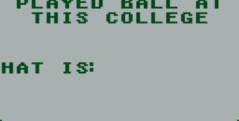Jeopardy! Sports Edition Gameboy Screenshot