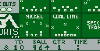 Madden 95 Gameboy Screenshot