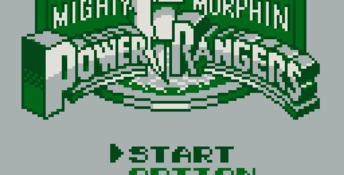 Mighty Morphin Power Rangers Gameboy Screenshot