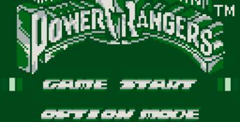 Mighty Morphin Power Rangers: The Movie Gameboy Screenshot