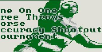 NBA All-Star Challenge Gameboy Screenshot