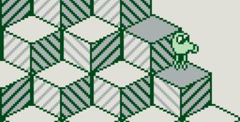 Q-bert for Game Boy Gameboy Screenshot