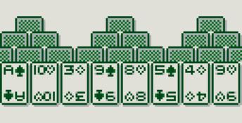 Solitaire Funpak Gameboy Screenshot