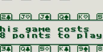 Solitaire Funpak Gameboy Screenshot