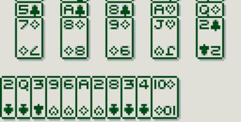 Solitaire Funpak Gameboy Screenshot