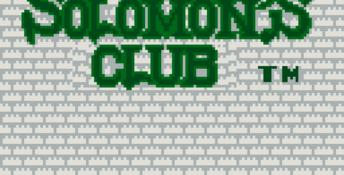Solomon's Club Gameboy Screenshot